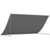 Markis infällbar antracit tyg och stål vidaXL 300 x 150 cm – miniatyr 5