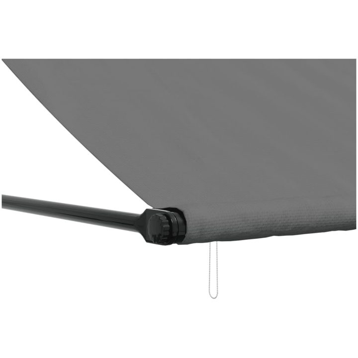 Markis infällbar antracit tyg och stål vidaXL 300 x 150 cm – bild 7