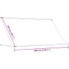 Markis infällbar antracit tyg och stål vidaXL 300 x 150 cm – miniatyr 9