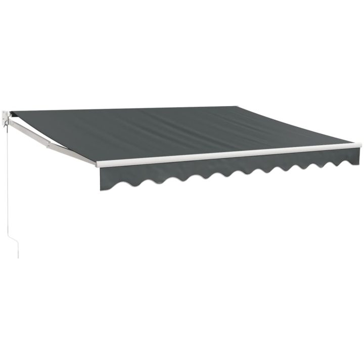 Markis infällbar antracit tyg&aluminium vidaXL 3 x 2.5 m – bild 2