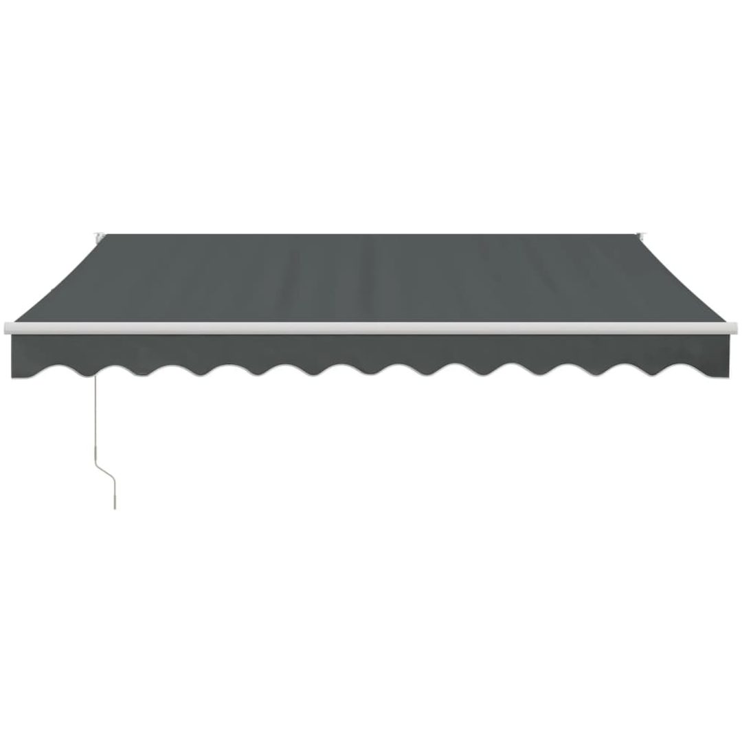 Markis infällbar antracit tyg&aluminium vidaXL 3 x 2.5 m – bild 3