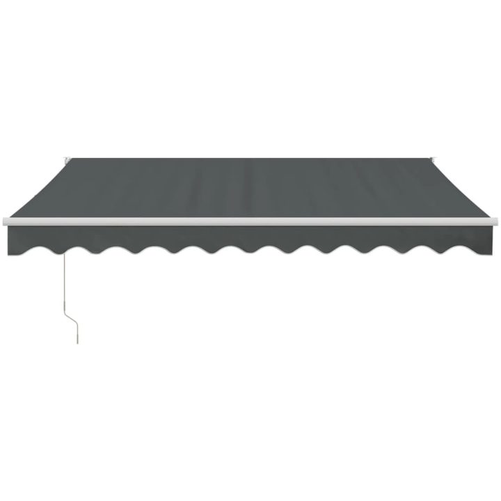 Markis infällbar antracit tyg&aluminium vidaXL 3 x 2.5 m – bild 3