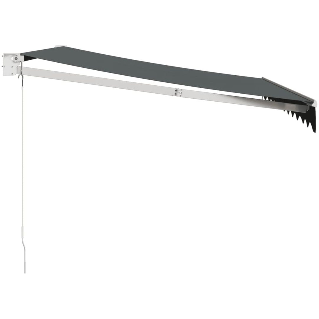 Markis infällbar antracit tyg&aluminium vidaXL 3 x 2.5 m – bild 4