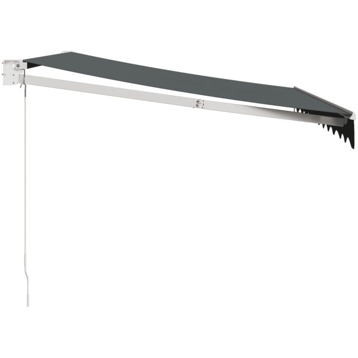 Markis infällbar antracit tyg&aluminium vidaXL 3 x 2.5 m – bild 4