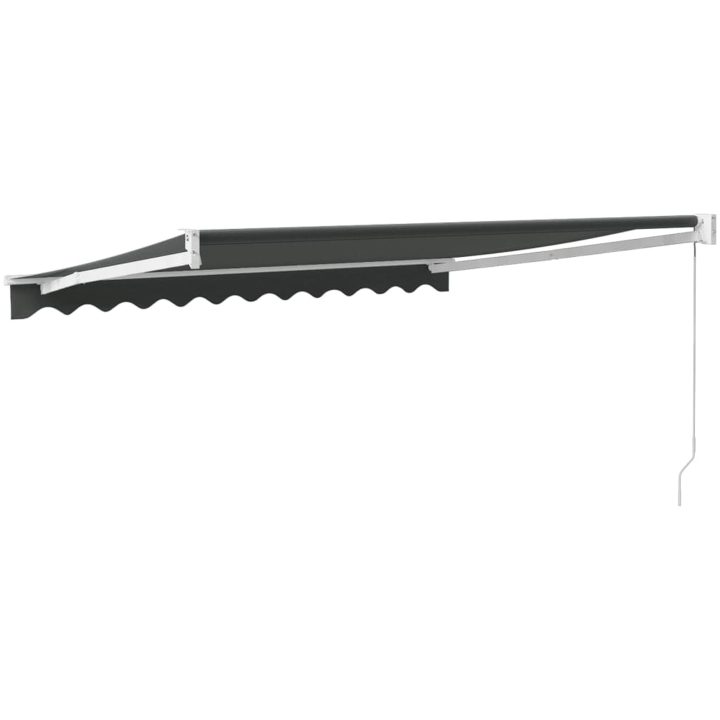 Markis infällbar antracit tyg&aluminium vidaXL 3 x 2.5 m – bild 5