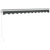 Markis infällbar antracit tyg&aluminium vidaXL 3 x 2.5 m – miniatyr 6