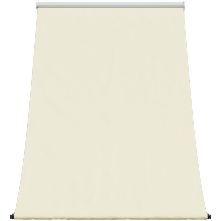 Markis infällbar gräddvit tyg och stål vidaXL 150 x 150 cm – bild 3