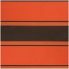Markis infällbar orange och brun tyg&aluminium vidaXL 3.5 x 2.5 m – miniatyr 8