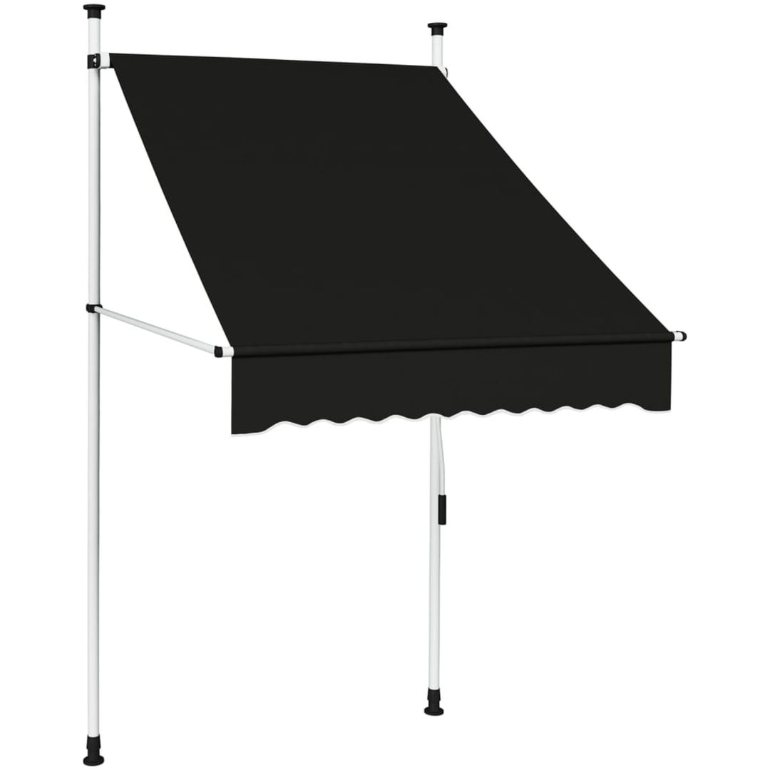 Markis manuellt infällbar 100 cm antracit vidaXL – bild 2