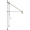 Markis manuellt infällbar 100 cm gräddvit vidaXL – miniatyr 3