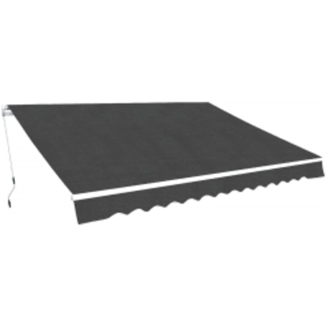 Markis manuellt infällbar 600 cm antracit vidaXL