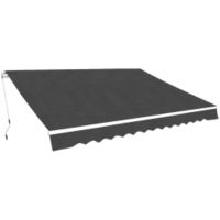 Markis manuellt infällbar 600 cm antracit vidaXL