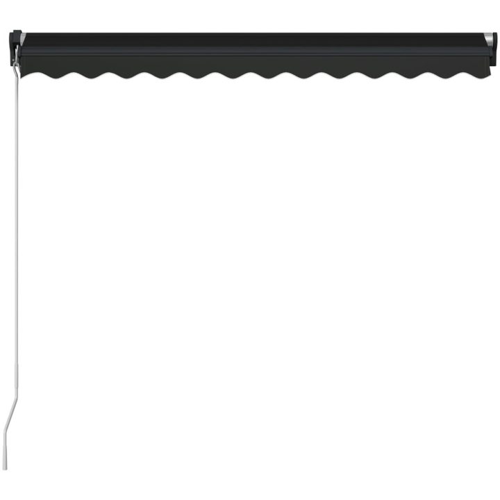 Markis manuellt infällbar antracit vidaXL 300 x 250 cm – bild 5