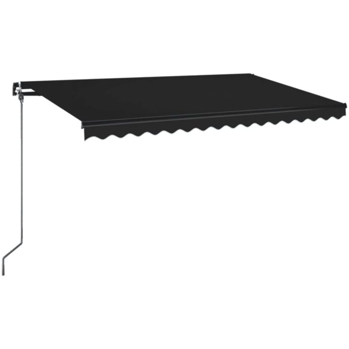 Markis manuellt infällbar antracit vidaXL 400 x 350 cm – bild 2