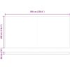 Markis manuellt infällbar antracit&vit 600x300 cm vidaXL – miniatyr 12