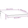 Markis manuellt infällbar antracit&vit vidaXL 450 x 350 cm – miniatyr 9