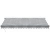 Markis manuellt infällbar antracit&vit vidaXL 450 x 350 cm – miniatyr 3