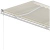 Markis manuellt infällbar gräddvit vidaXL 350 x 250 cm – miniatyr 5