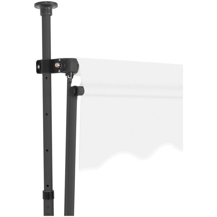 Markis manuellt infällbar med LED 250 cm gräddvit vidaXL – bild 4