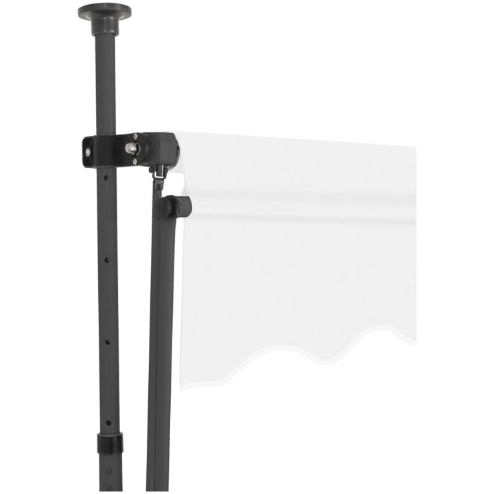 Markis manuellt infällbar med LED 350 cm gräddvit vidaXL – bild 4