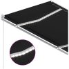 Markis manuellt infällbar med LED antracit vidaXL 350 x 250 cm – miniatyr 5