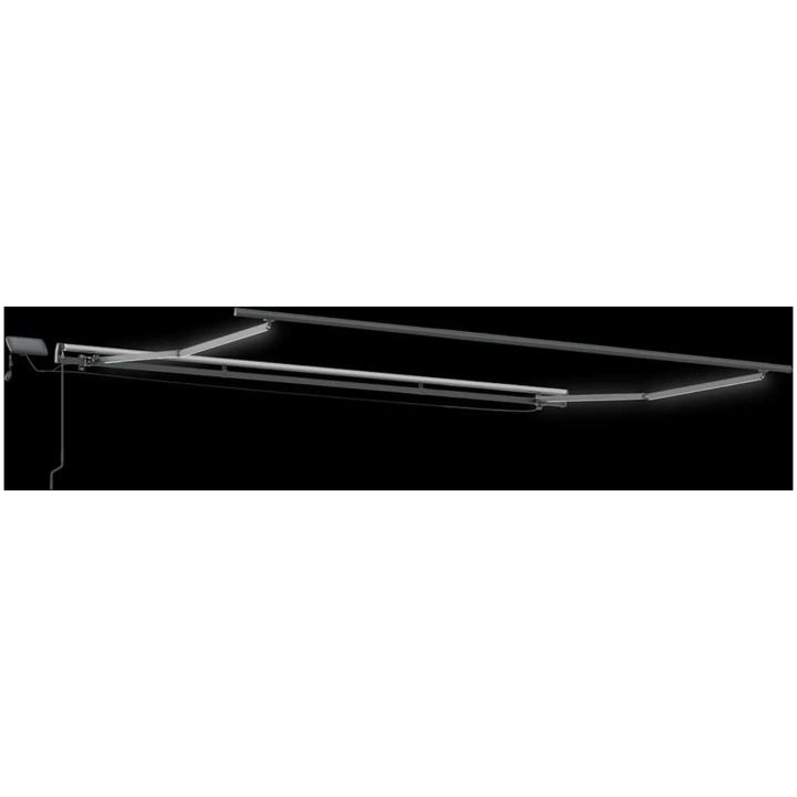 Markis manuellt infällbar med LEDs antracit&vit vidaXL 500 x 300 cm – bild 5