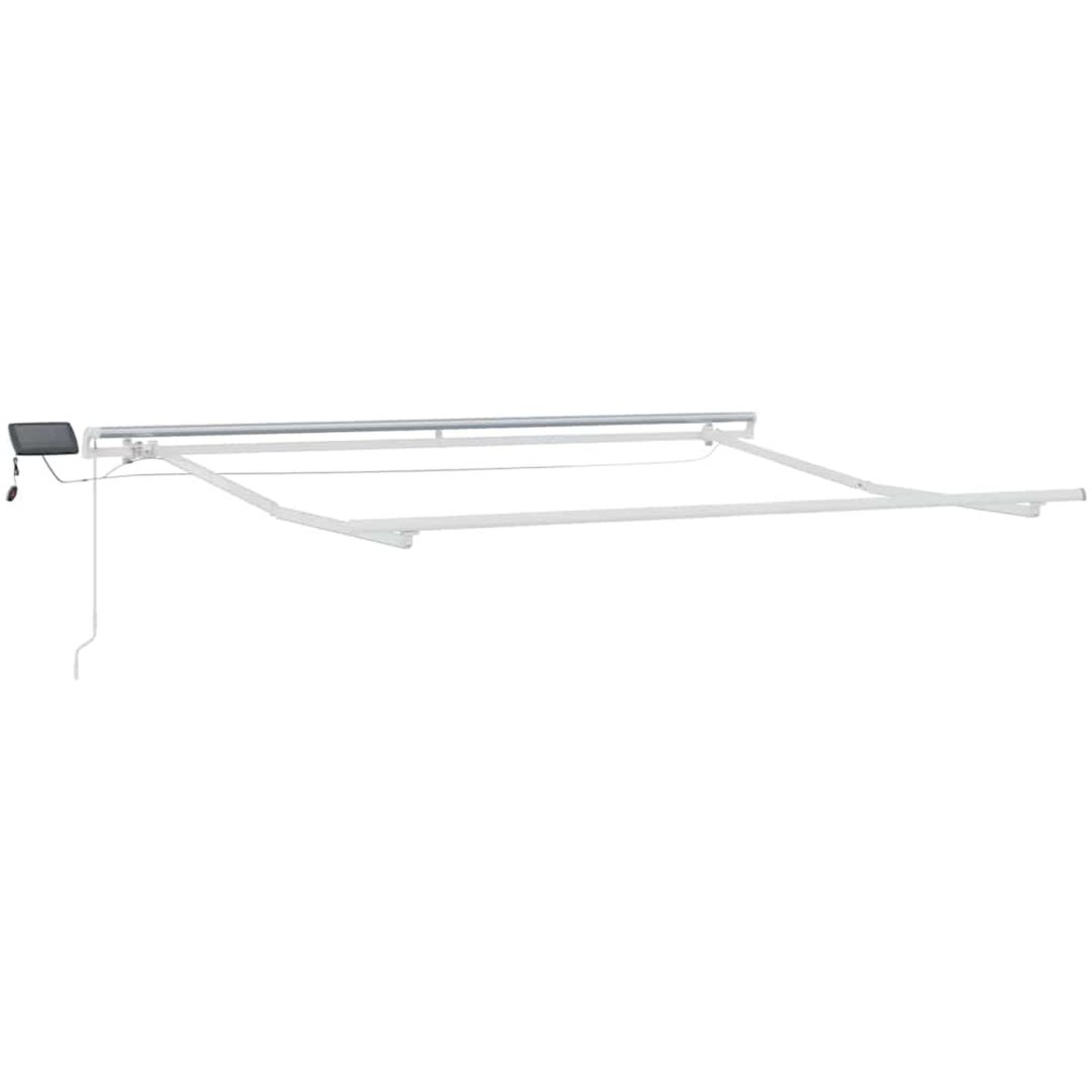 Markis manuellt infällbar med LEDs brun vidaXL 300 x 250 cm – bild 8