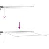 Markis manuellt infällbar med LEDs brun vidaXL 300 x 250 cm – miniatyr 10