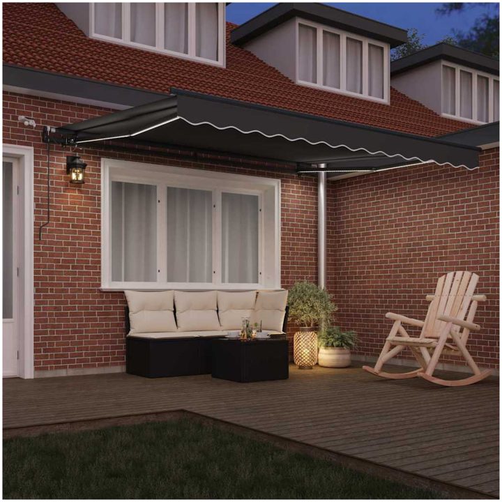 Markis med Antracit etall vidaXL 3 x 2,5 m – bild 3