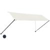 Markis med LED gräddvit vidaXL 350 x 150 cm – miniatyr 3