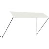 Markis med LED gräddvit vidaXL 350 x 150 cm – miniatyr 4