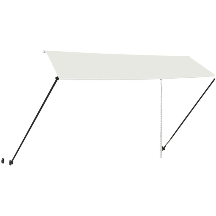 Markis med LED gräddvit vidaXL 350 x 150 cm – bild 4