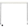 Markis med LED gräddvit vidaXL 350 x 150 cm – miniatyr 5