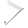 Markis med LED gräddvit vidaXL 350 x 150 cm – miniatyr 6
