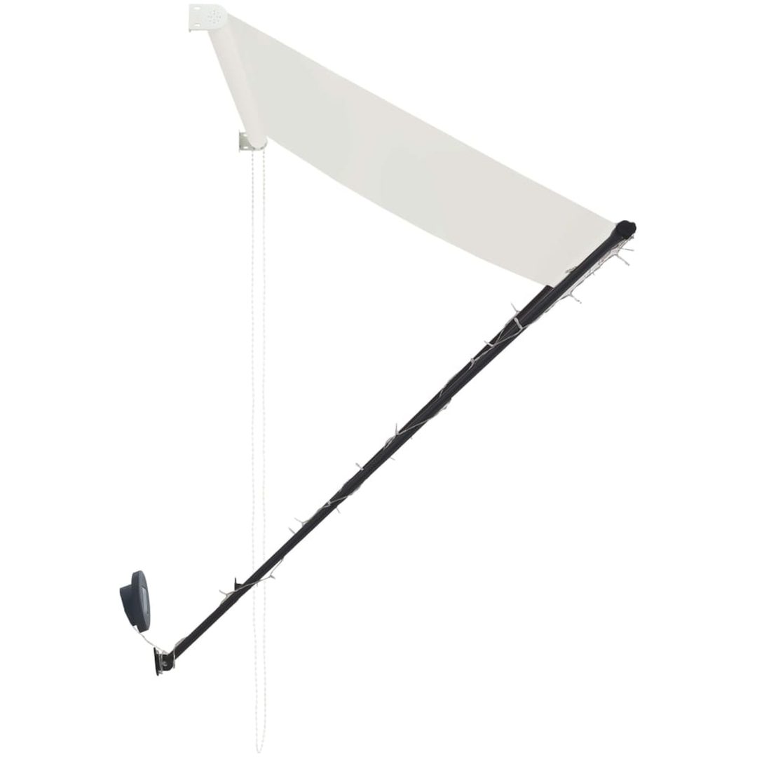 Markis med LED gräddvit vidaXL 350 x 150 cm – bild 6