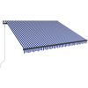 Markis med vindsensor & LED blå och vit vidaXL 300 x 250 cm – miniatyr 3
