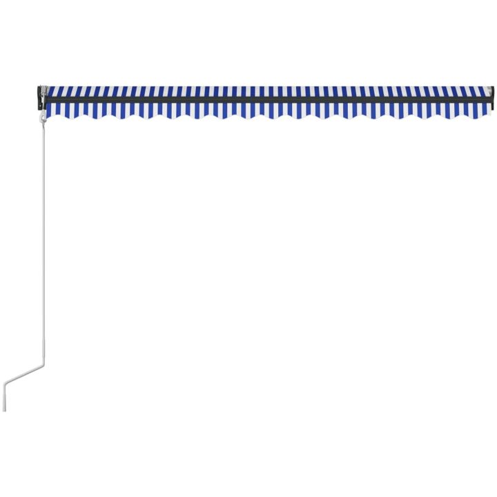 Markis med vindsensor & LED blå och vit vidaXL 300 x 250 cm – bild 5