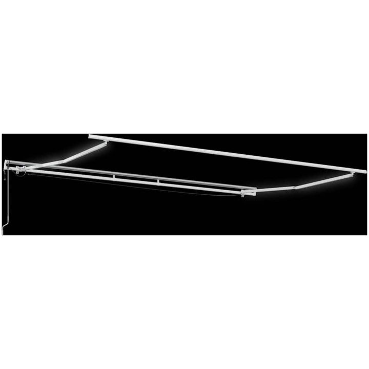 Markis med Vit etall vidaXL 4 x 3 m – bild 4
