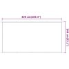 Markis vertikal antracit oxfordtyg vidaXL 140 x 420 cm – miniatyr 6