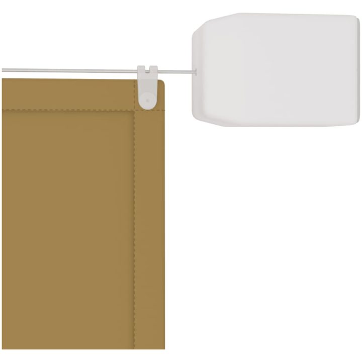 Markis vertikal beige oxfordtyg vidaXL 60 x 1200 cm – bild 4