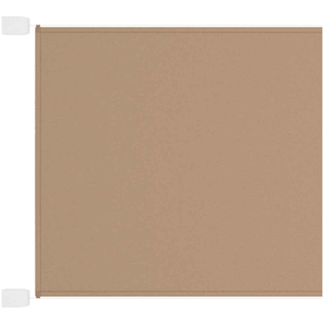 Markis vertikal taupe oxfordtyg vidaXL 60 x 1200 cm – bild 2