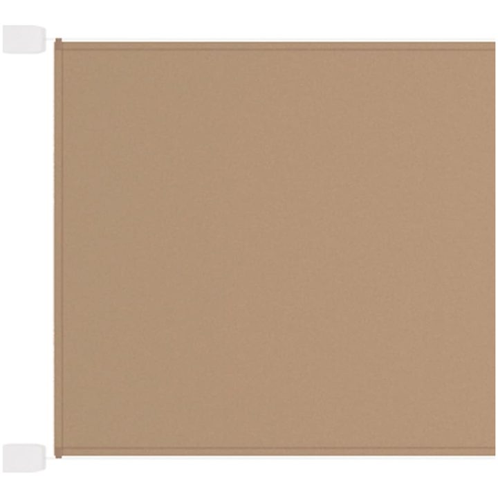 Markis vertikal taupe oxfordtyg vidaXL 60 x 1200 cm – bild 2