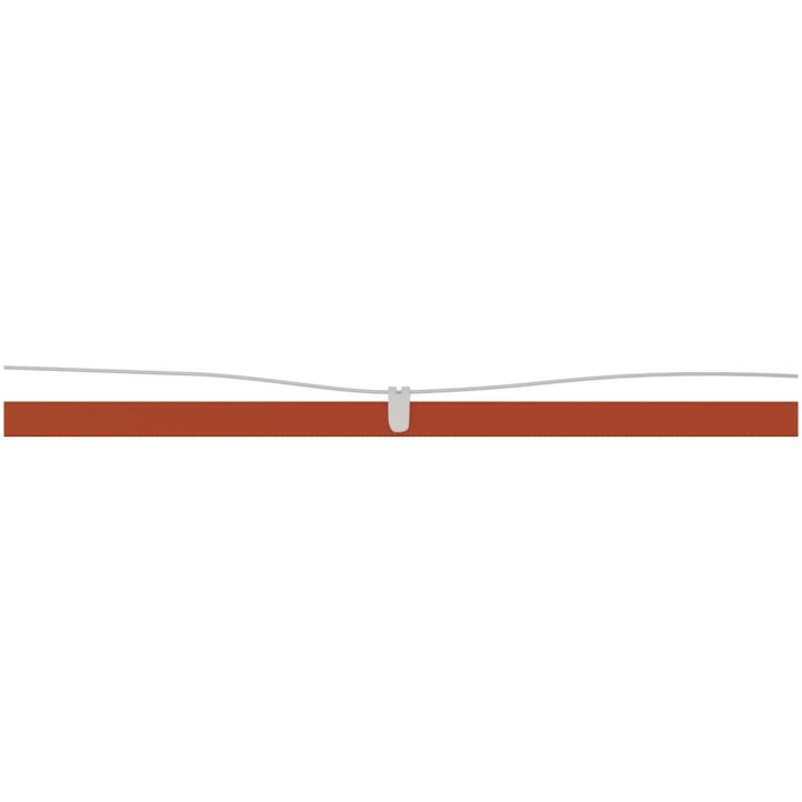 Markis vertikal terrakotta oxfordtyg vidaXL 100 x 800 cm – bild 3