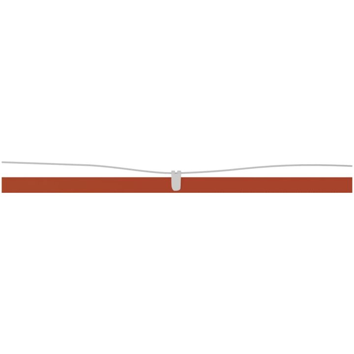 Markis vertikal terrakotta oxfordtyg vidaXL 140 x 360 cm – bild 3