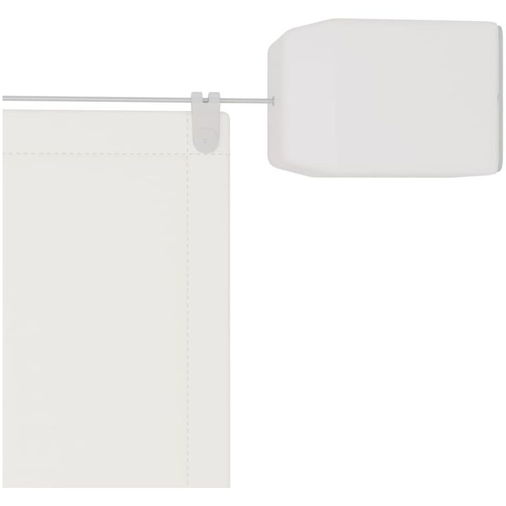 Markis vertikal vit oxfordtyg vidaXL 60 x 800 cm – bild 5