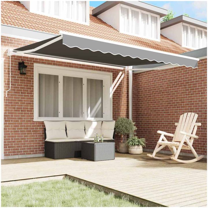Markis Vit etall vidaXL 3 x 2,5 m – bild 2
