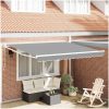 Markis Vit etall vidaXL 3 x 2,5 m – miniatyr 1