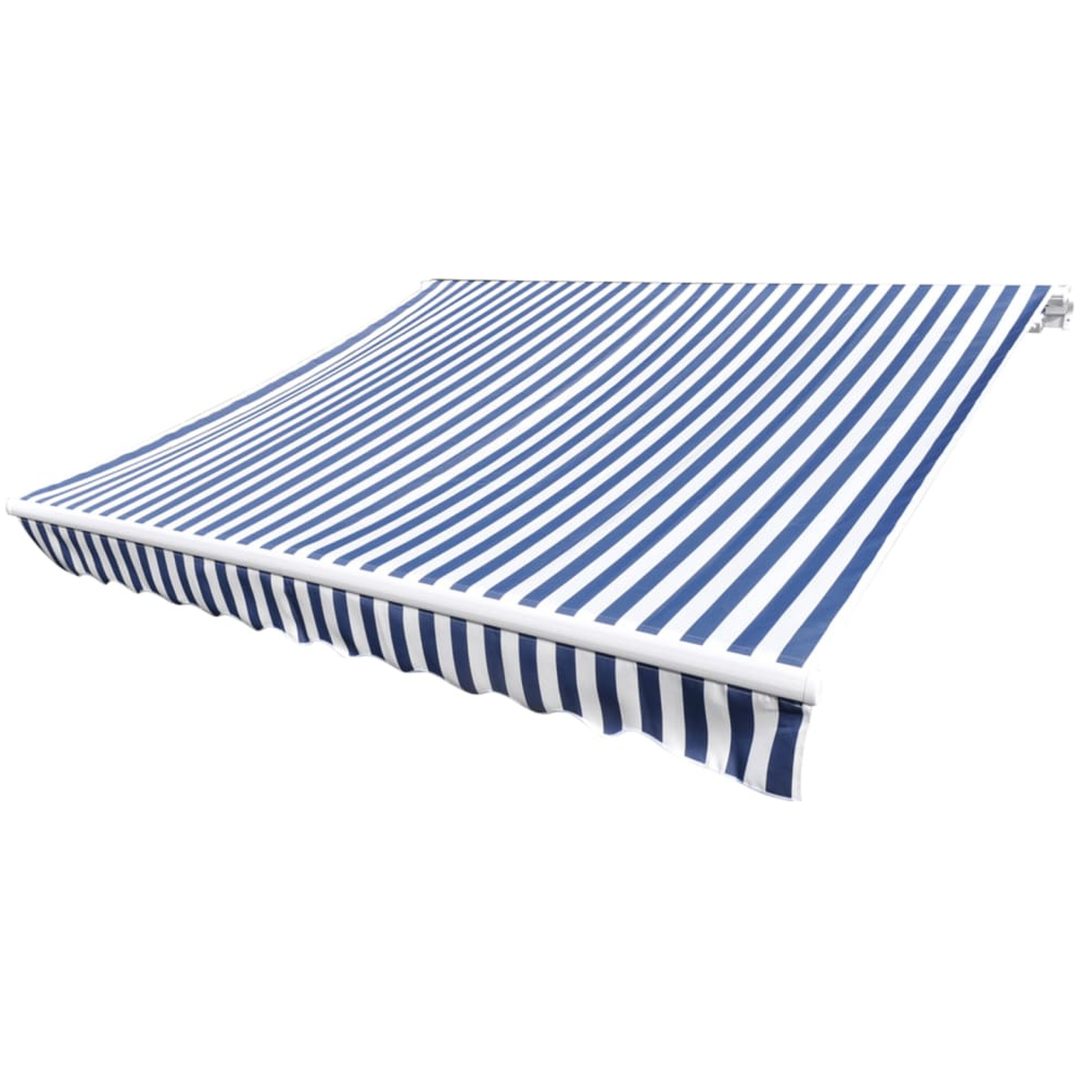 Markisduk blå & vit vidaXL 350 x 250 cm – bild 2