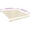 Markisduk gräddvit vidaXL 350 x 250 cm – miniatyr 4