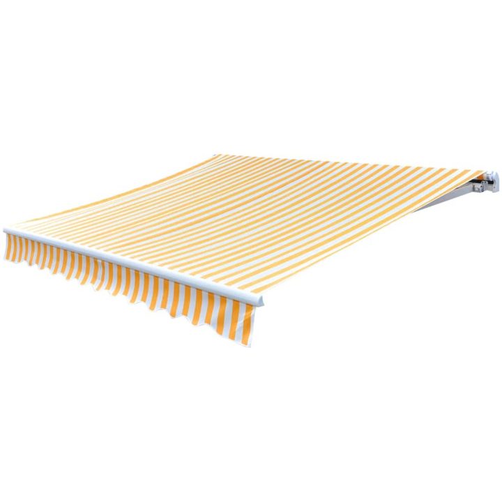 Markisduk orange & vit vidaXL 350 x 250 cm – bild 2